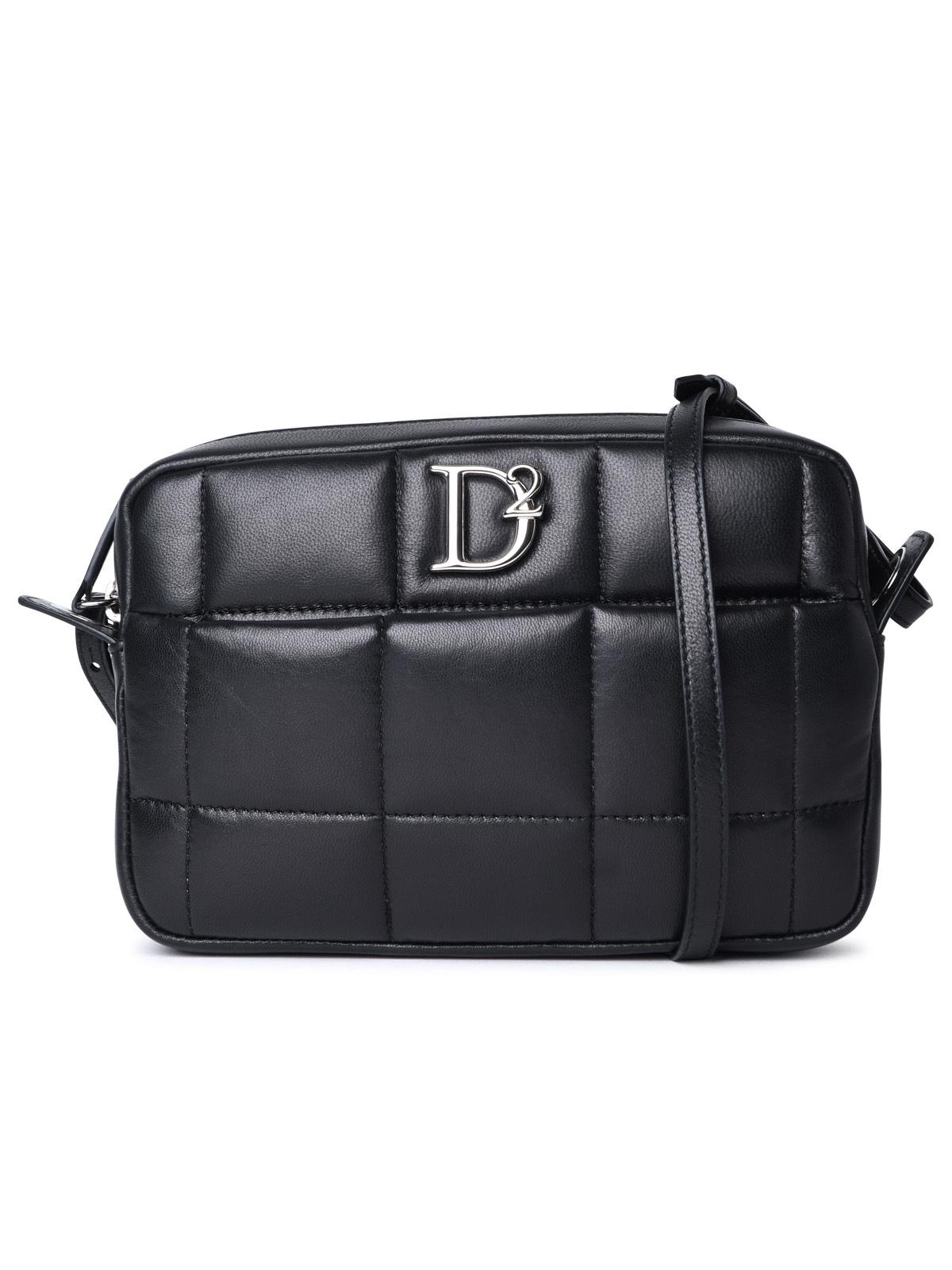 Dsquared2 Black Lambskin Bag Woman
