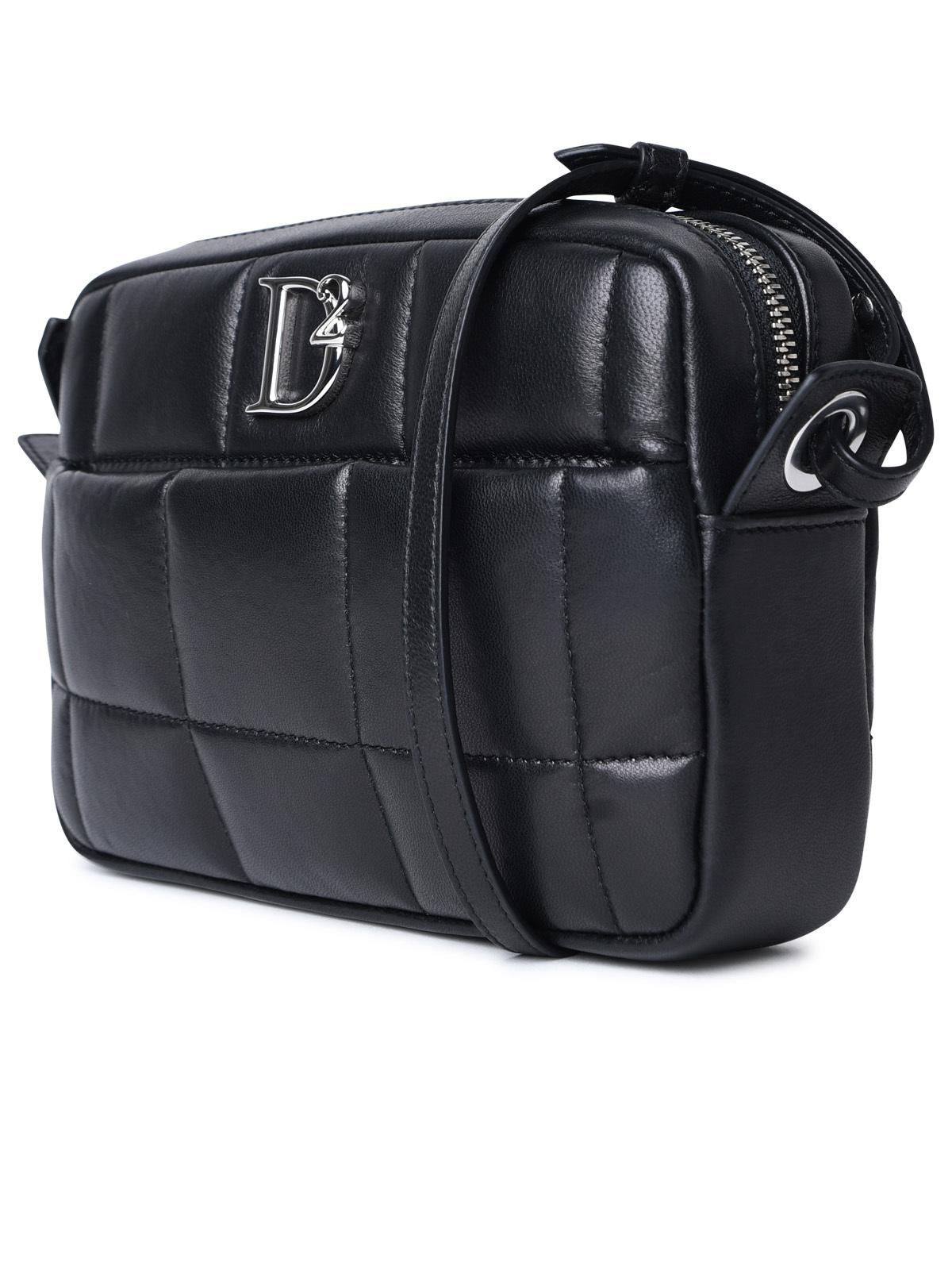 Dsquared2 Black Lambskin Bag Woman