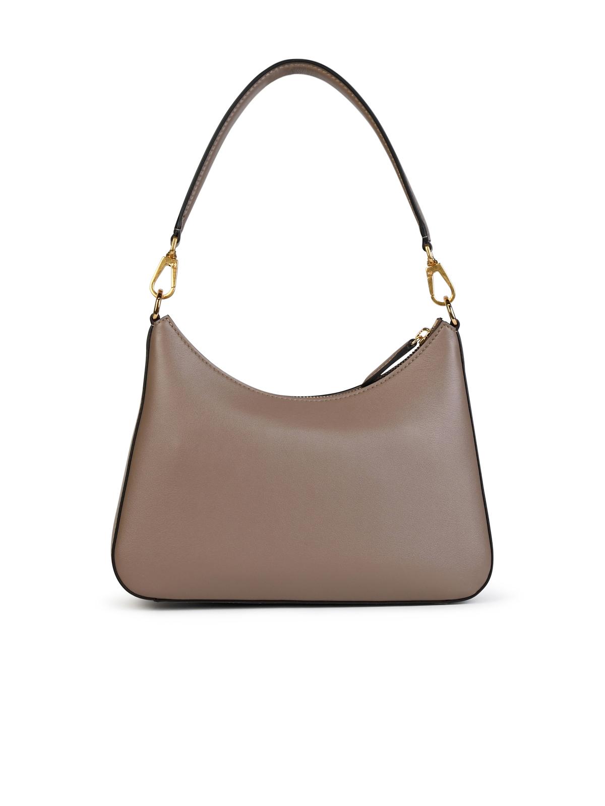 Stella Mccartney Small 'Logo' Shoulder Bag In Beige 'Alter Mat' Woman