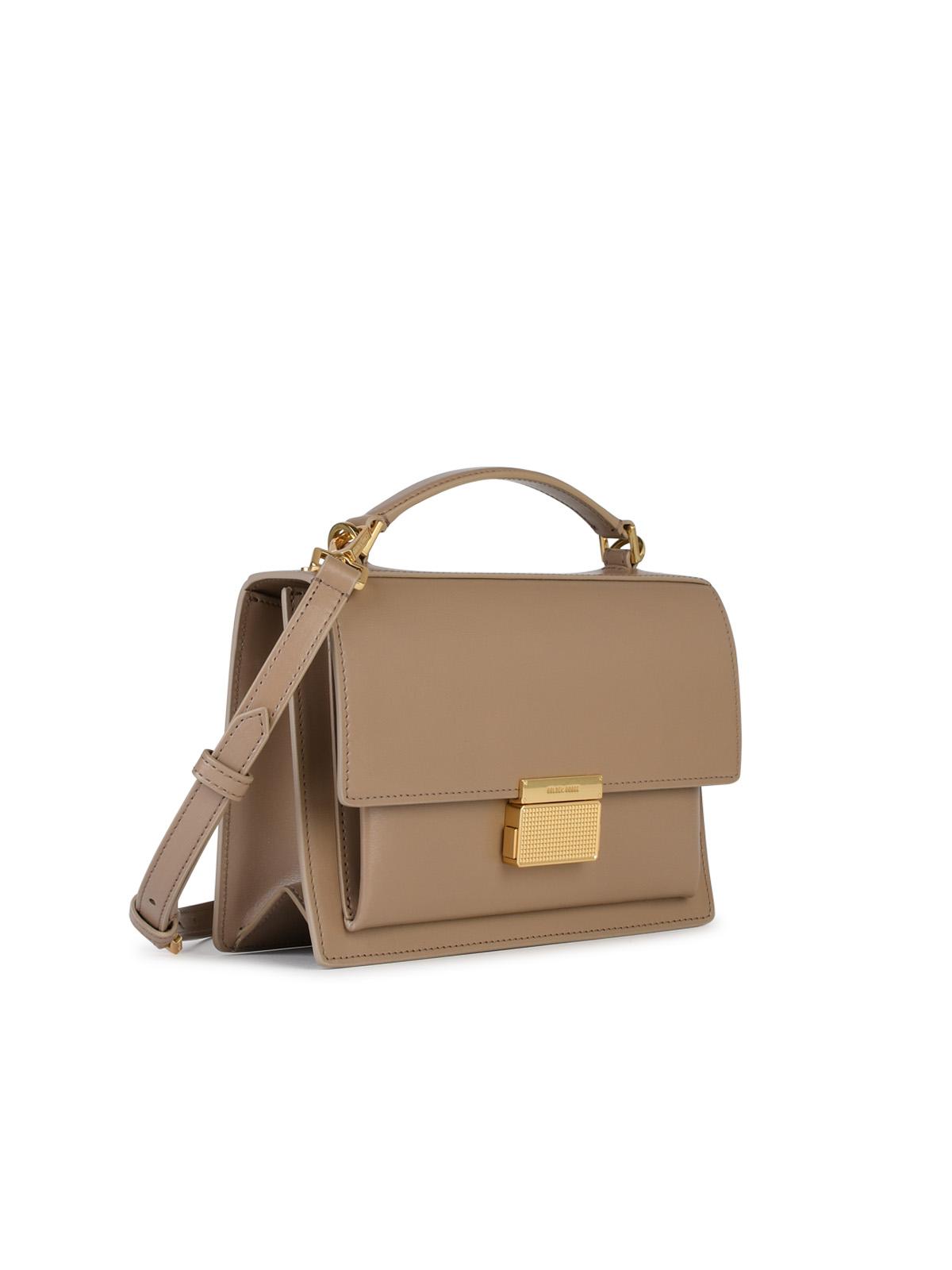 Golden Goose Venezia Bag In Beige Palmellata Leather Woman