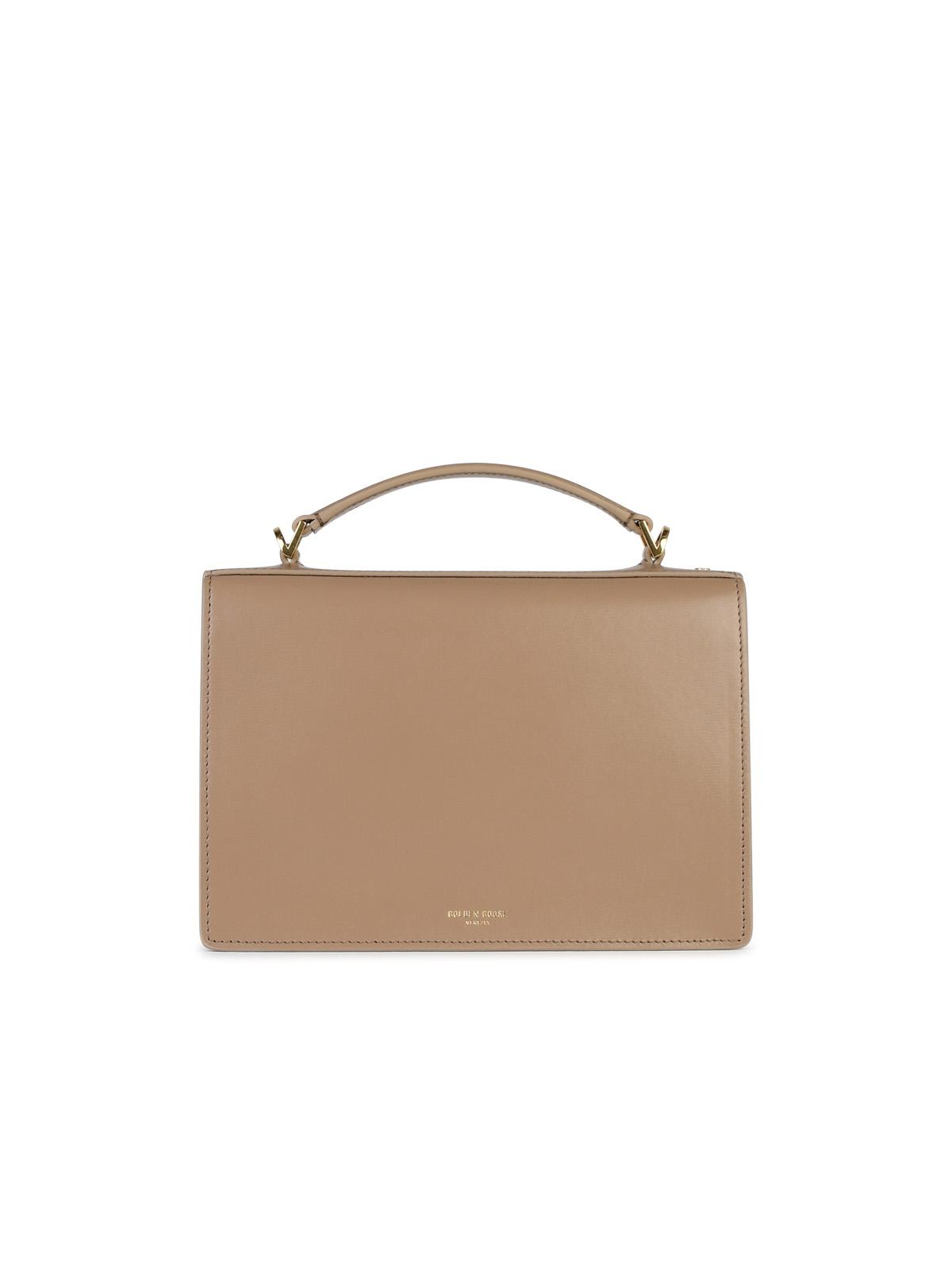 Golden Goose Venezia Bag In Beige Palmellata Leather Woman