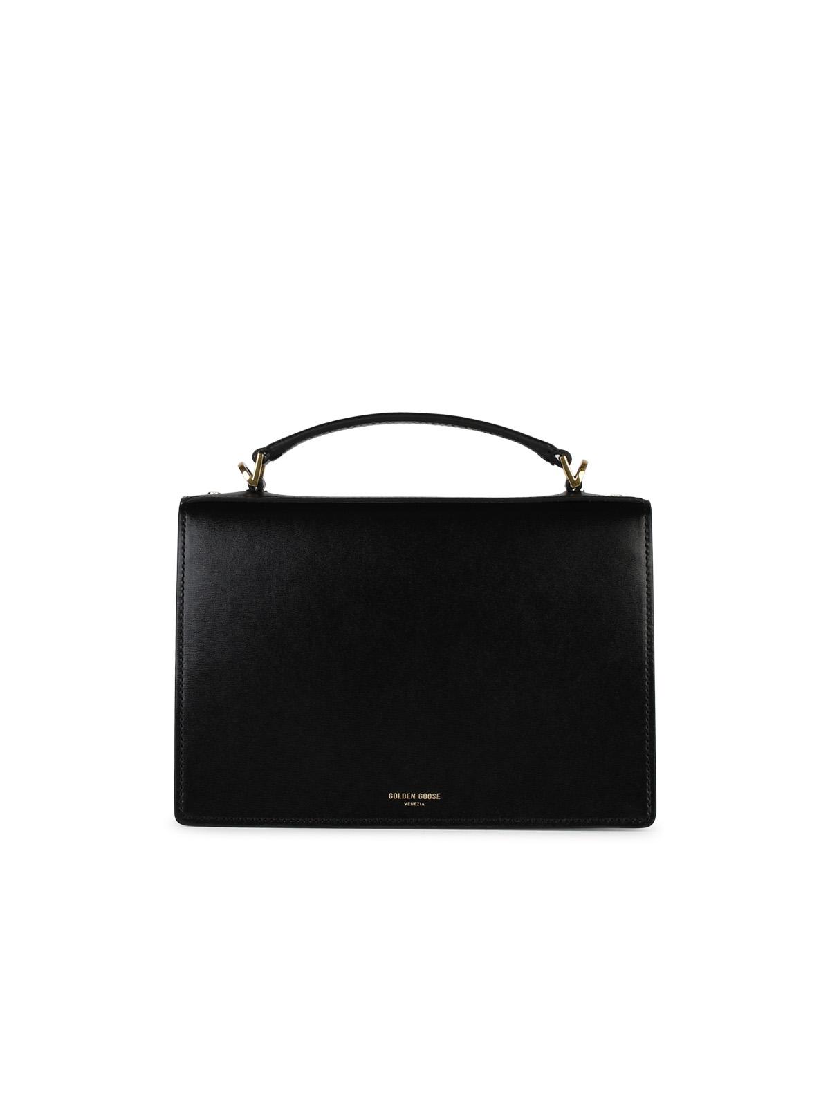Golden Goose Venezia Bag In Black Palmellata Leather Woman