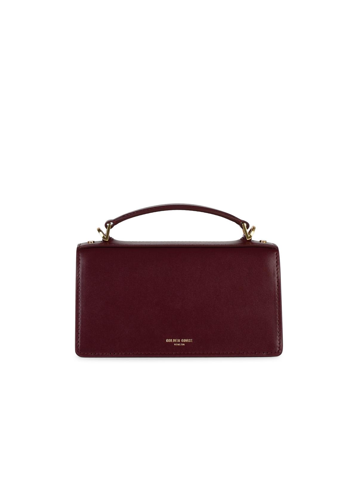 Golden Goose Small 'Venezia' Beige Palmellata Leather Bag Woman