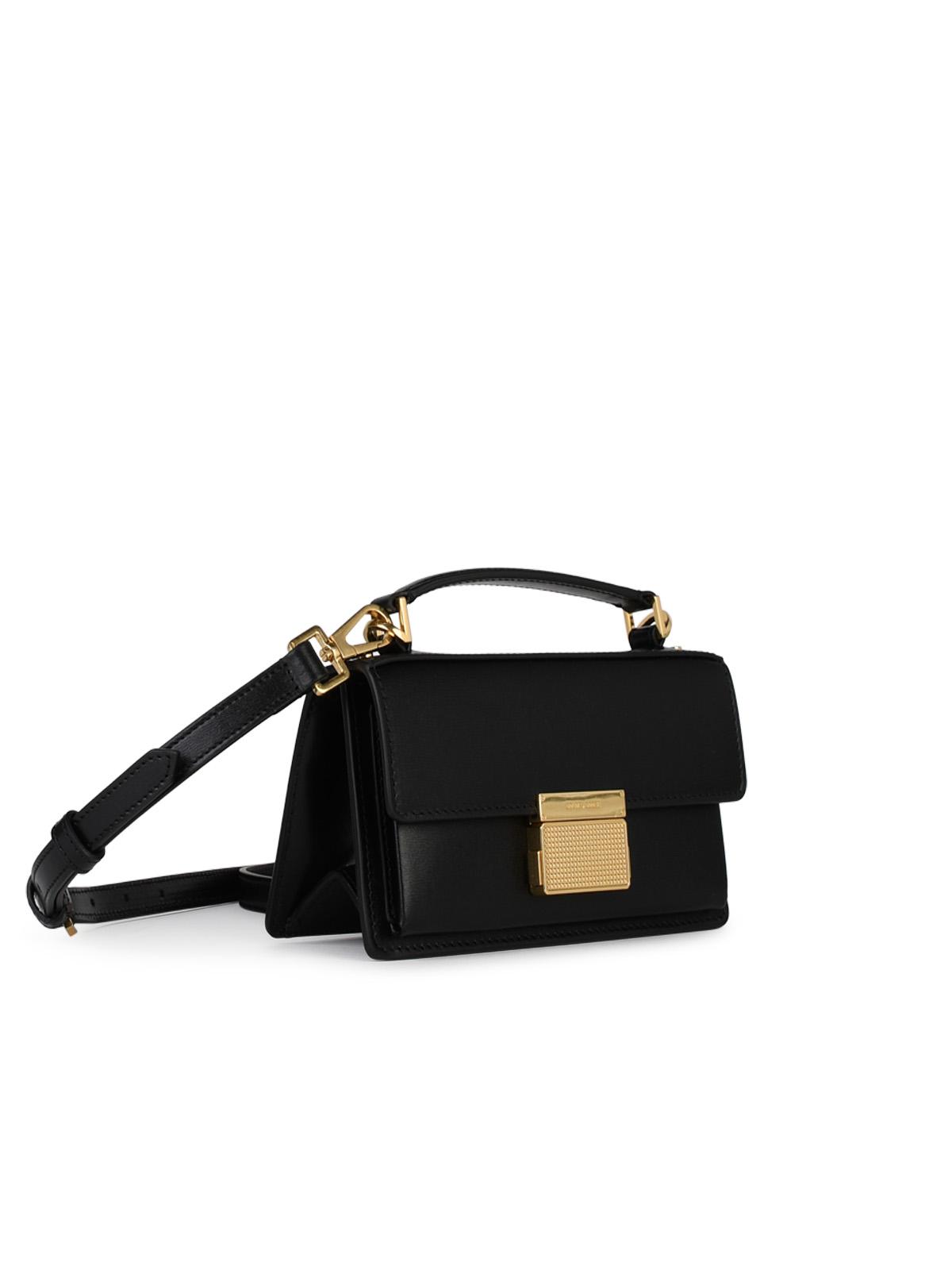 Golden Goose Small 'Venezia' Black Palmellata Leather Bag Woman
