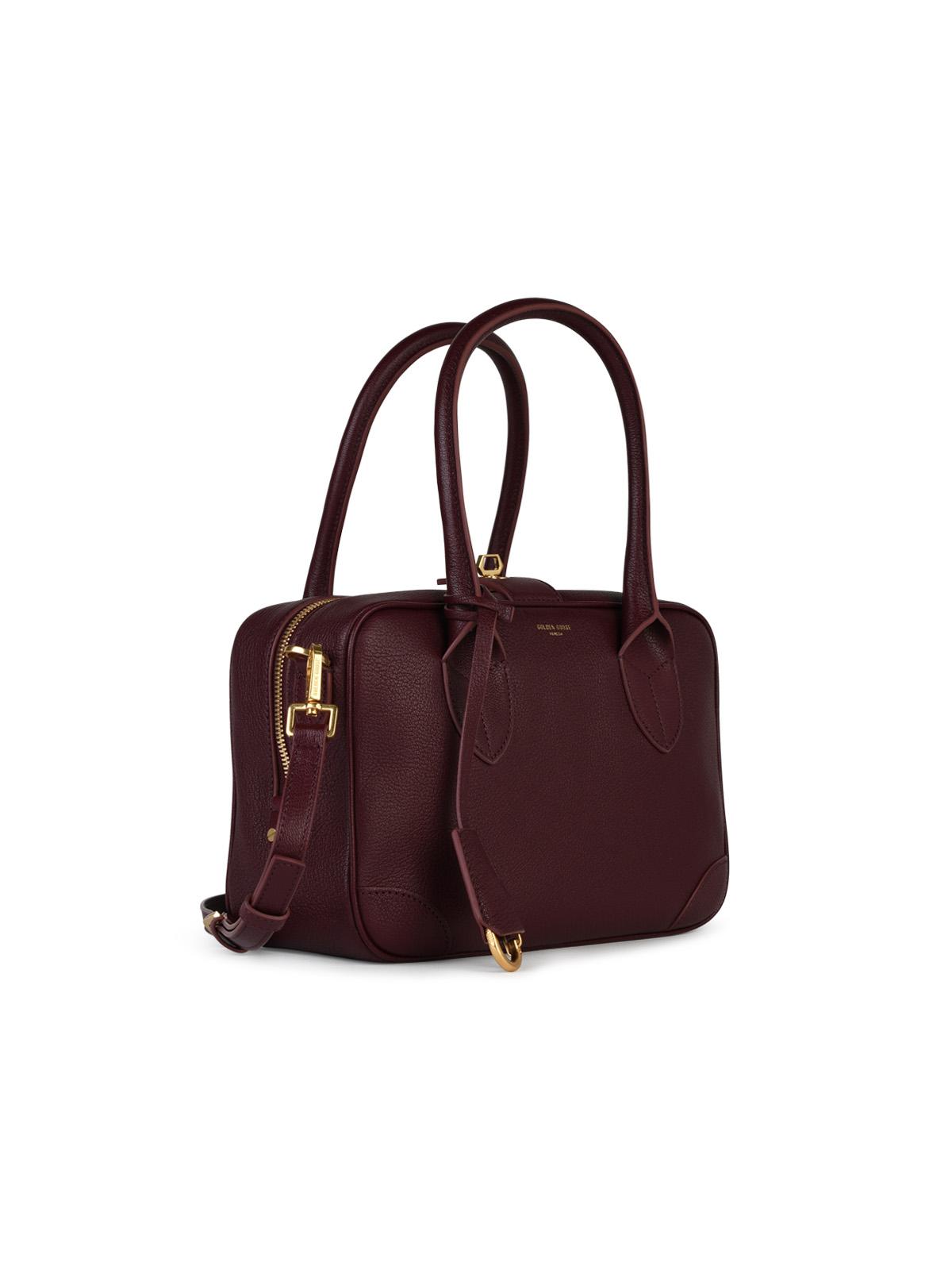 Golden Goose 'Vita' Burgundy Leather Top Box Woman