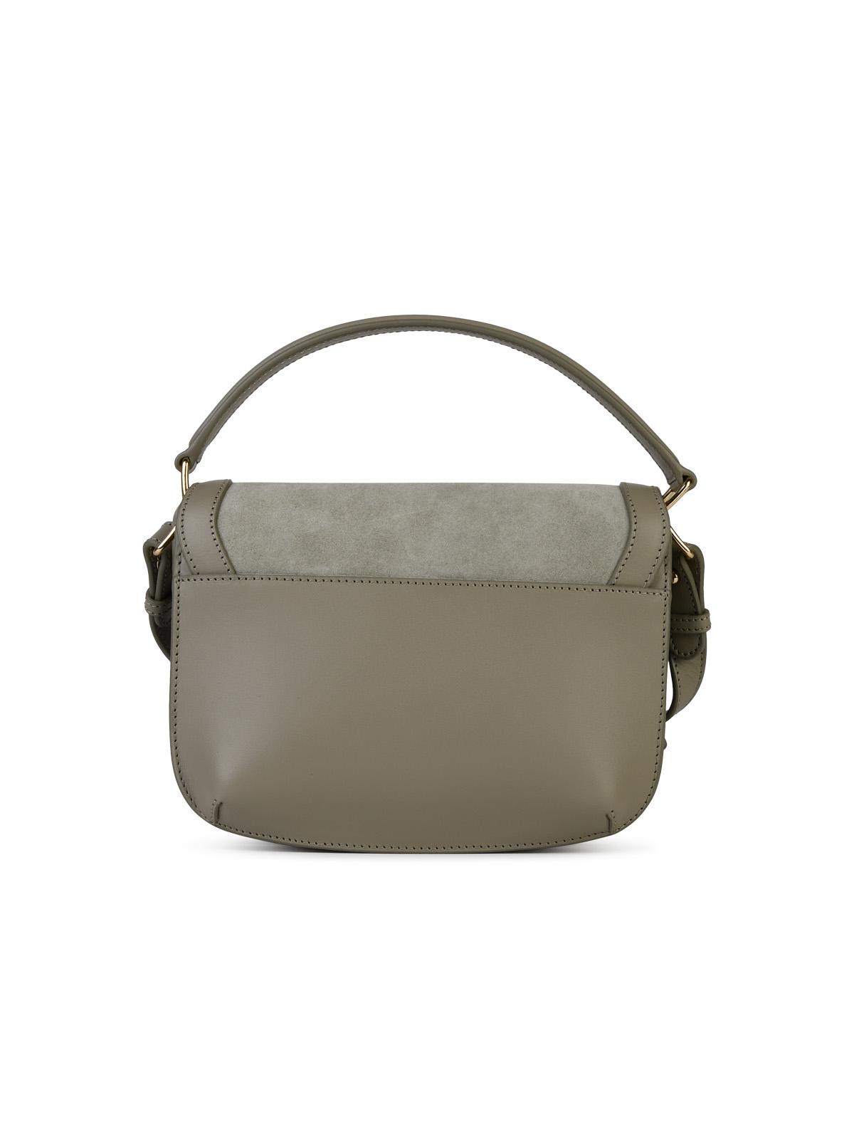 A.P.C. 'Sarah' 'Mini' Light Green Leather Bag Woman
