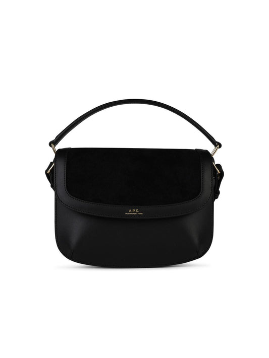 A.P.C. 'Sarah' 'Mini' Black Leather Bag Woman