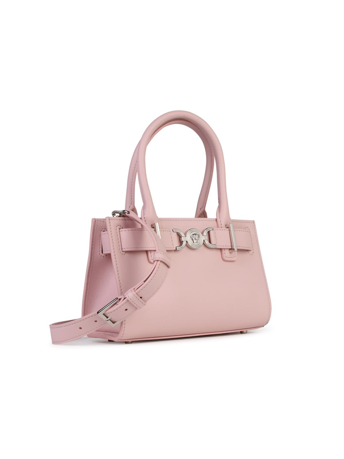 Versace Small 'Medusa '95' Light Pink Leather Bag Woman