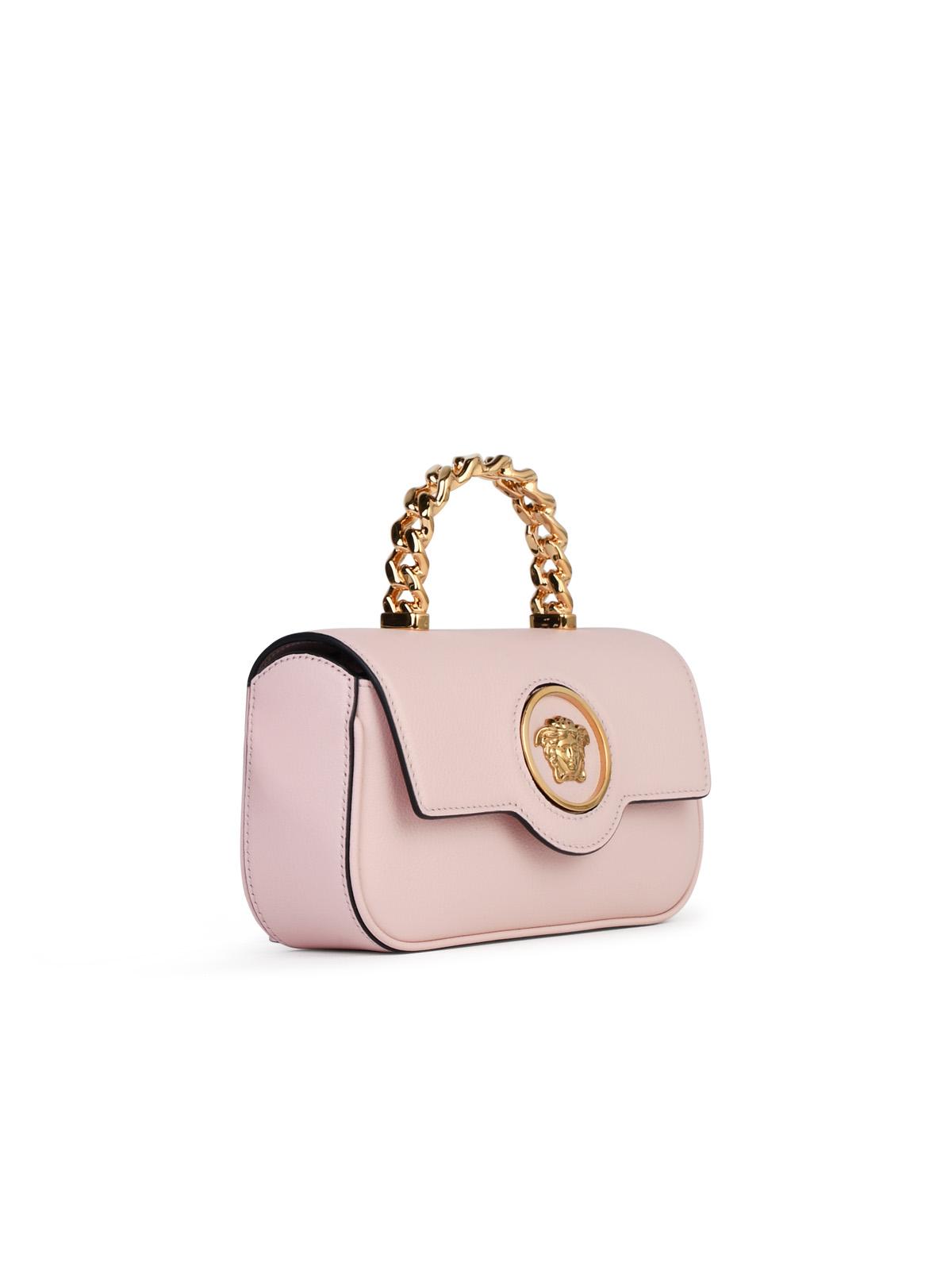 Versace 'La Medusa' Pink Leather Mini Bag Woman