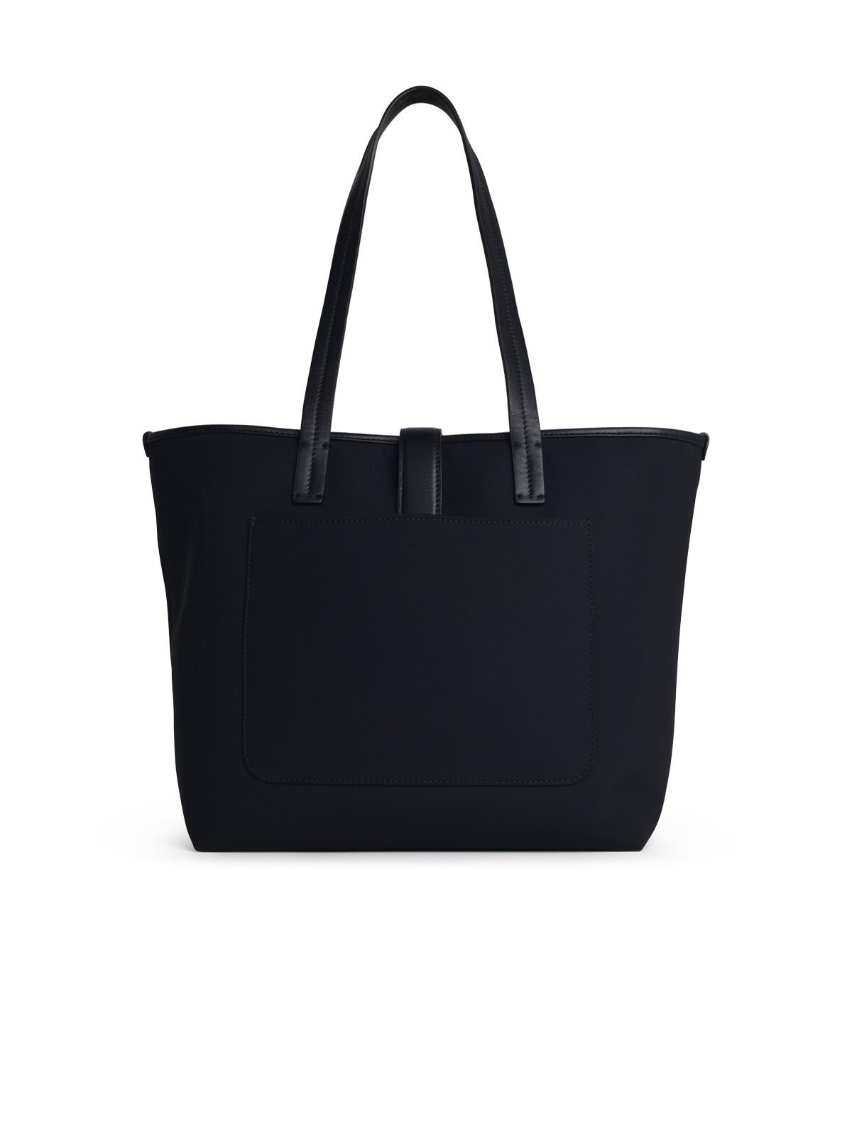 Moncler 'Trick' Black Nylon Shopping Bag Woman