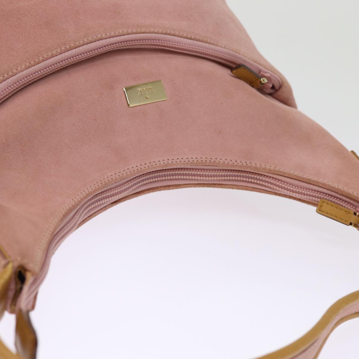 GUCCI Shoulder Bag Suede Pink 001 3386 1705 77012