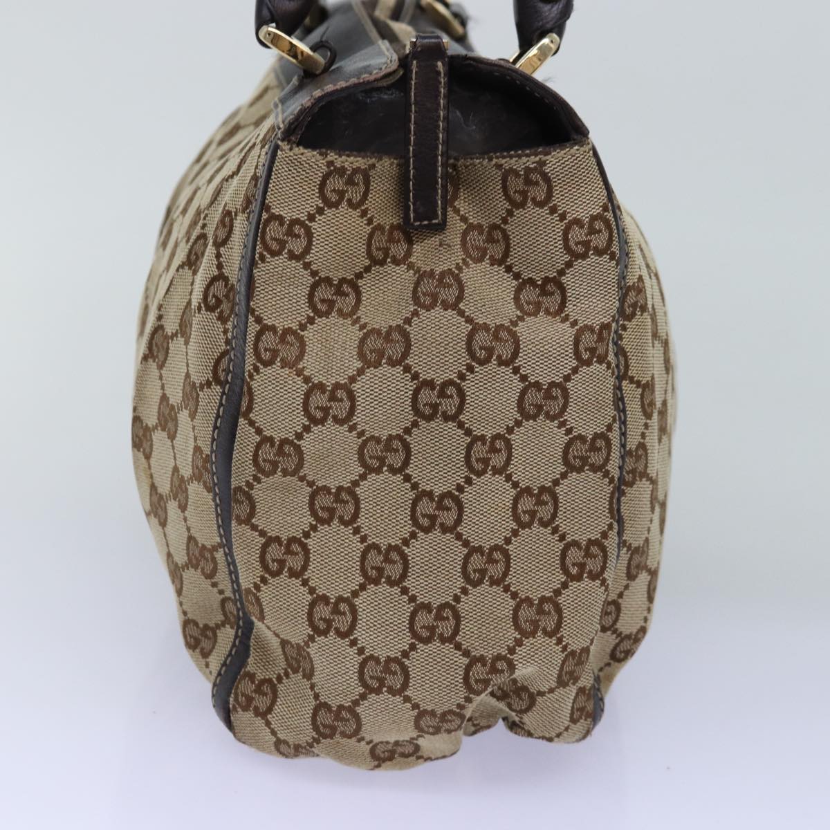 GUCCI GG Canvas Abbey Hand Bag Beige 189831 77031