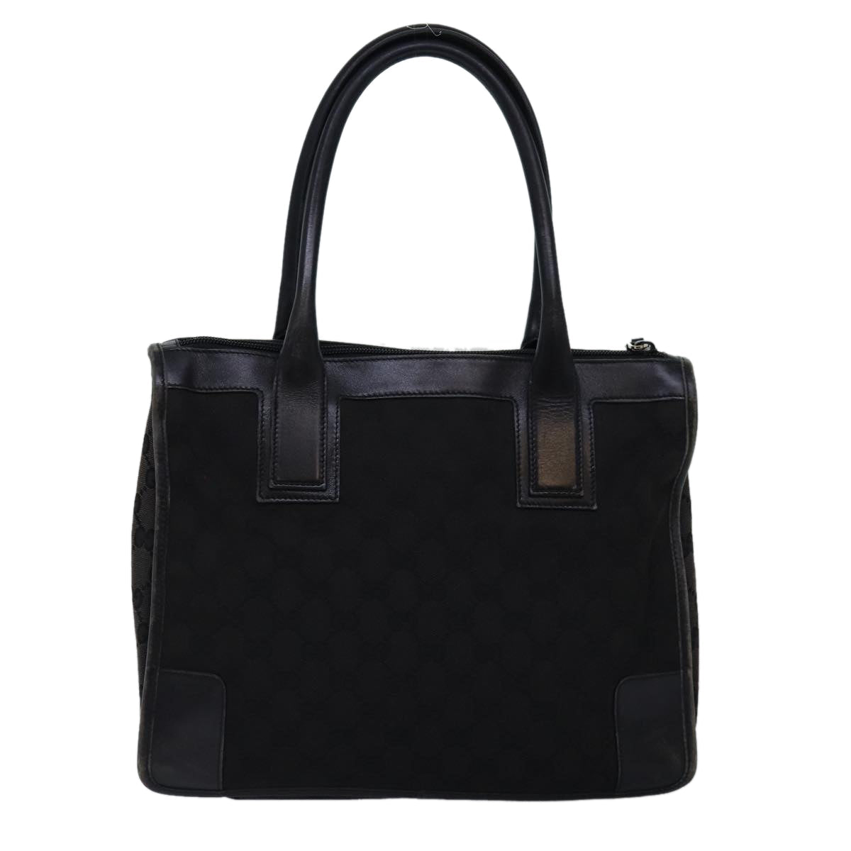 GUCCI GG Canvas Hand Bag Black 000 0855 77090