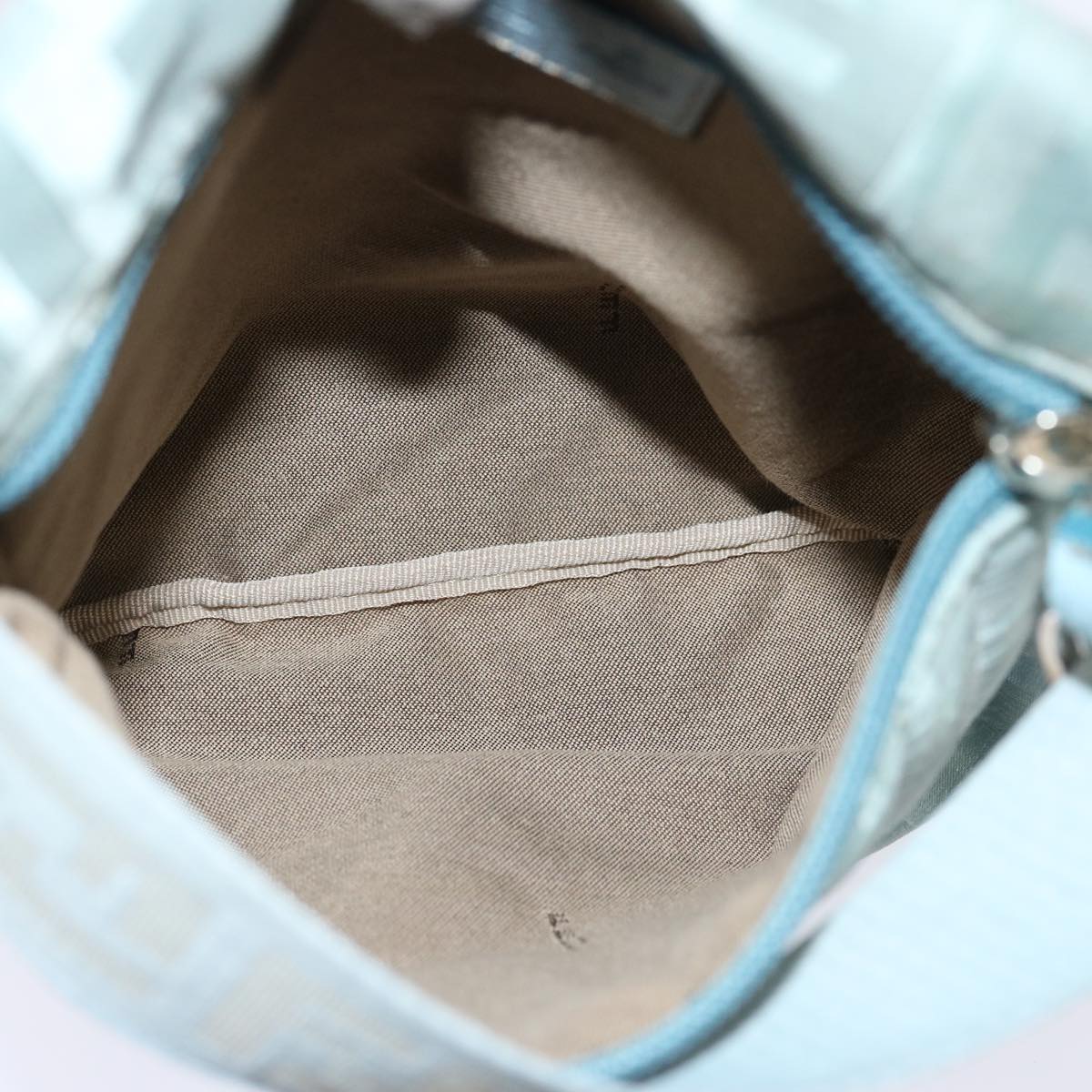 FENDI Zucca Canvas Waist bag Light Blue 77335