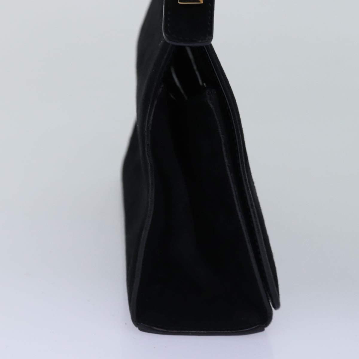 GUCCI Hand Bag Suede Black 001 2058 1928 0 77342