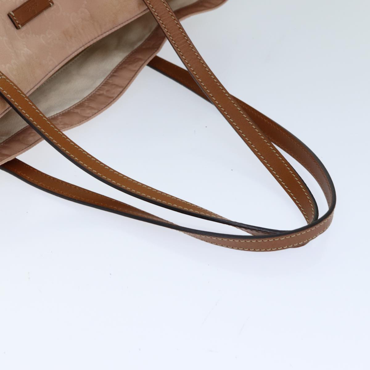 GUCCI GG Canvas Tote Bag Pink 295252 77369
