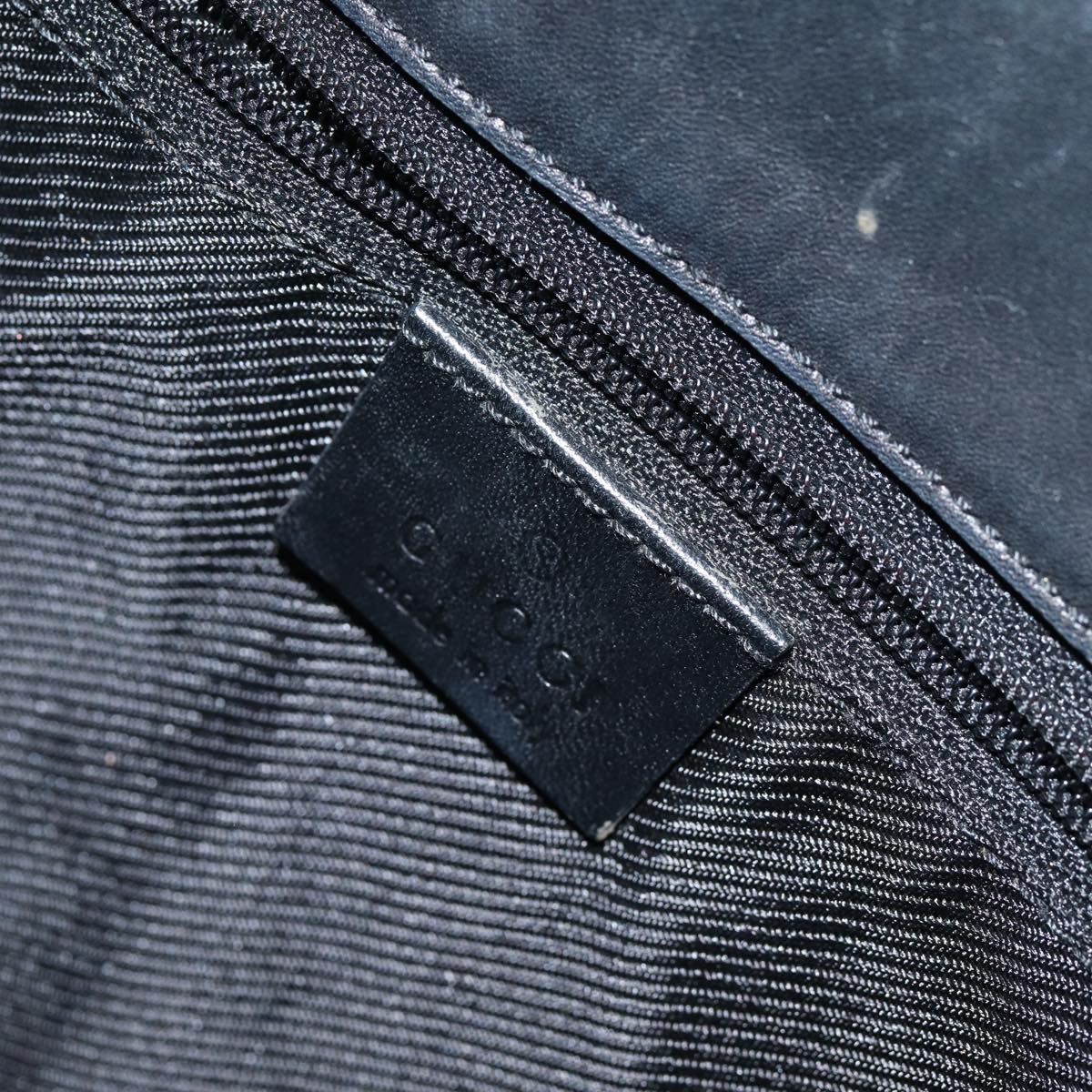 GUCCI GG Canvas Tote Bag Black 31243 77370