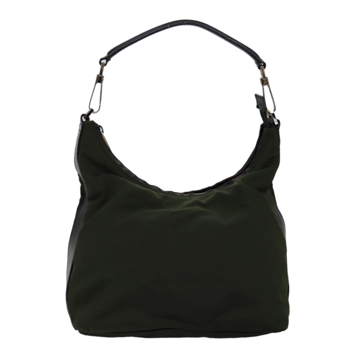GUCCI Shoulder Bag Nylon Khaki 000 0602 77396