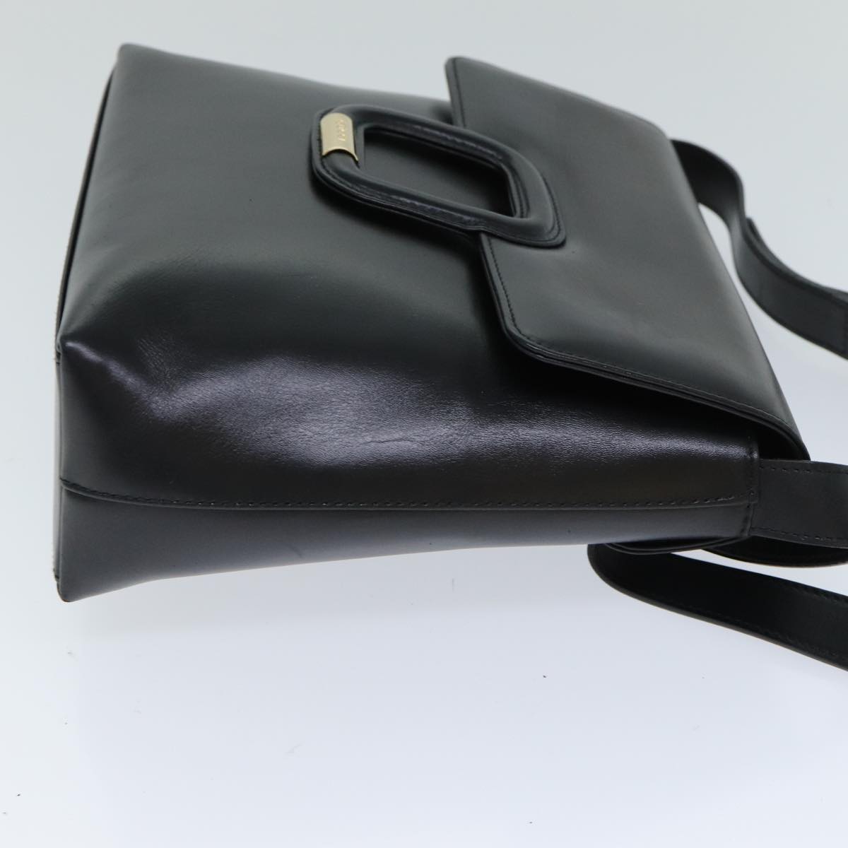 GUCCI Shoulder Bag Leather Black 001 1998 1785 77457