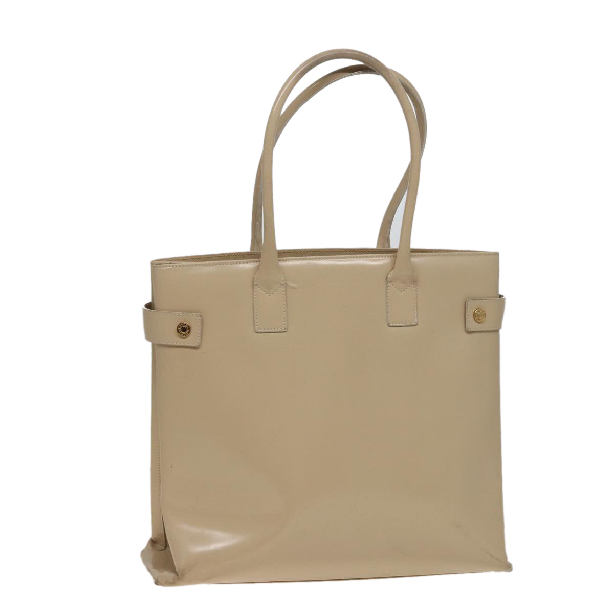 GUCCI Tote Bag Enamel Beige 002 1046 0407 77675