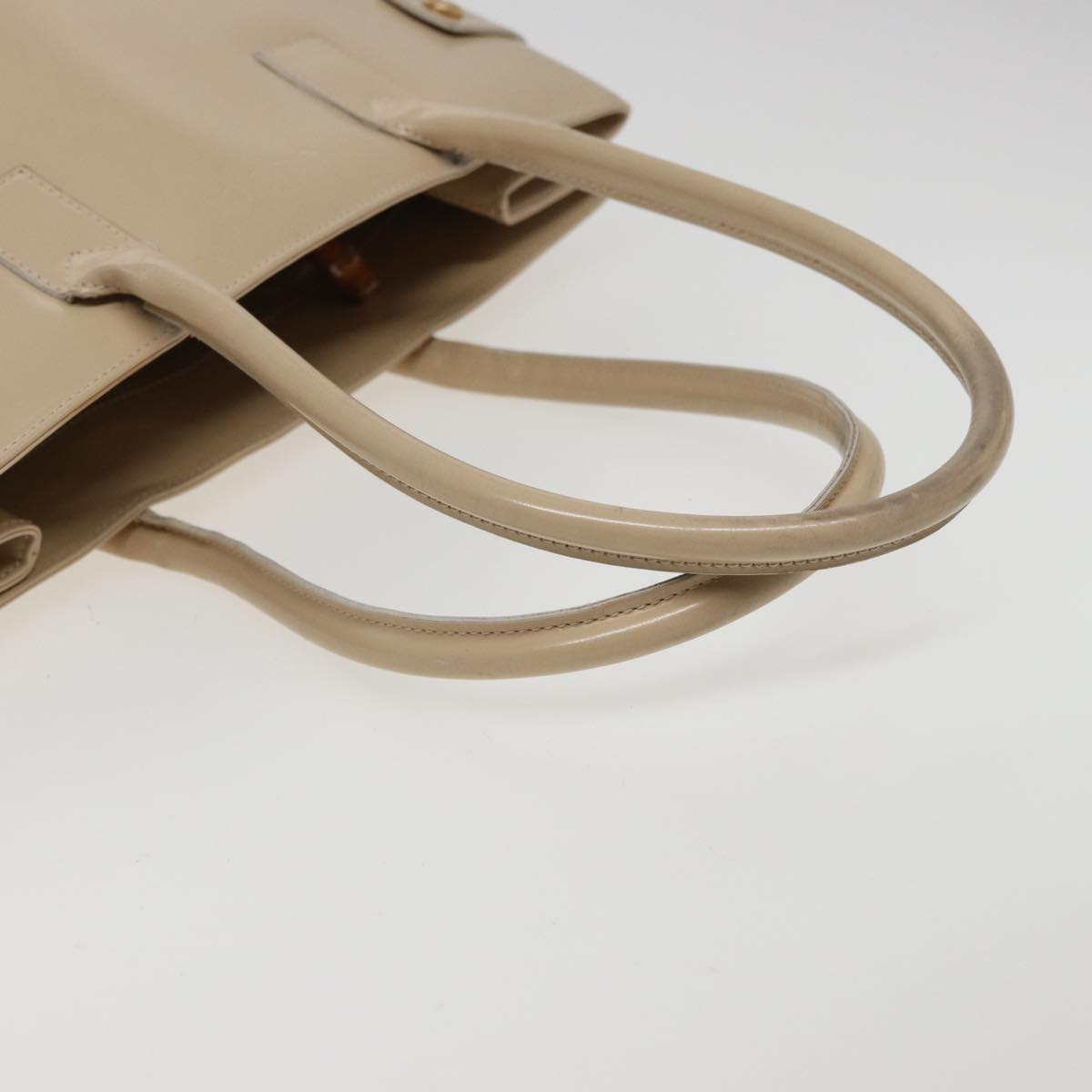 GUCCI Tote Bag Enamel Beige 002 1046 0407 77675