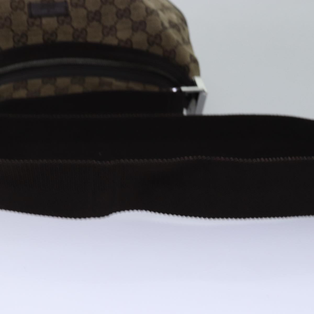 GUCCI GG Canvas Shoulder Bag Beige 122790 77680