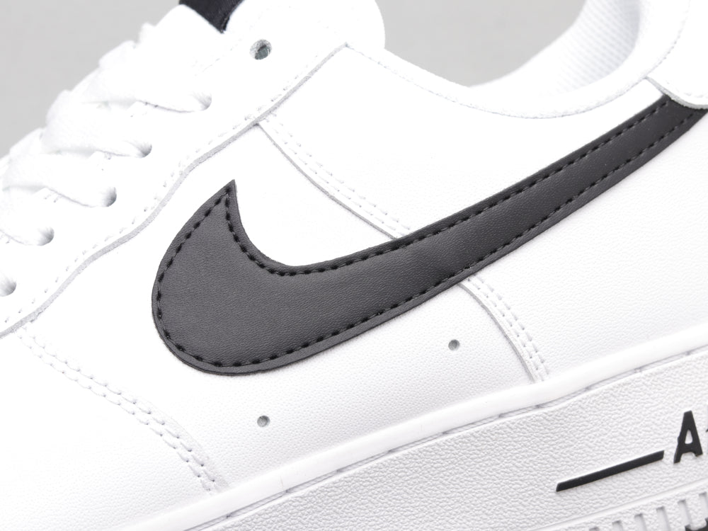 GLM - AF1 White and black low gang