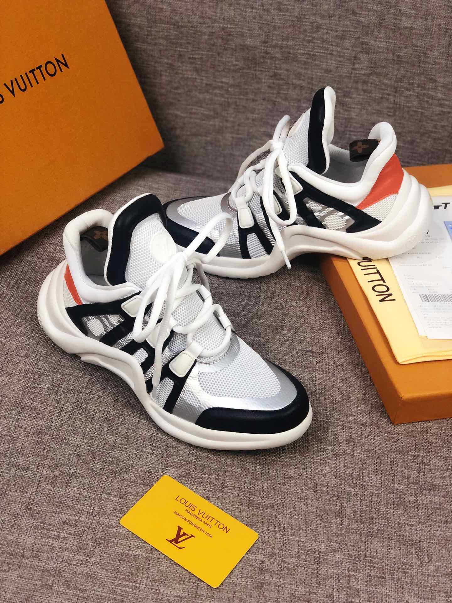 GLM - LUV Archlight White Black Orange Sneaker