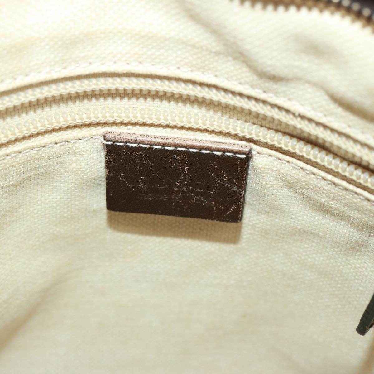 GUCCI GG Supreme Hand Bag PVC 2way Beige 353440 77792