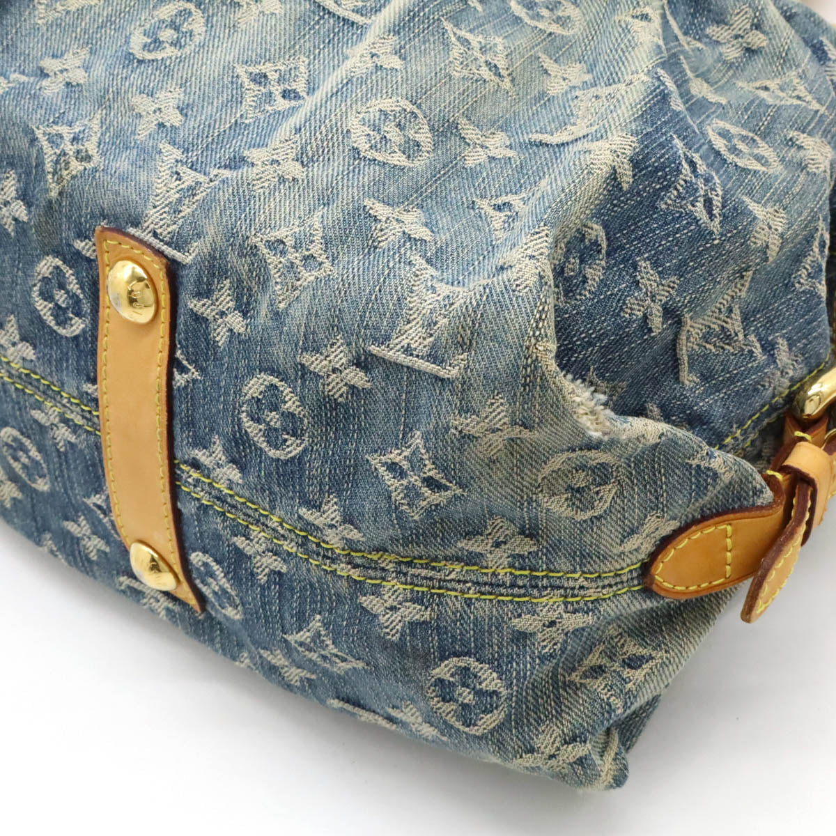Louis Vuitton Monogram Denim Neo Cabby MM Tote Bag