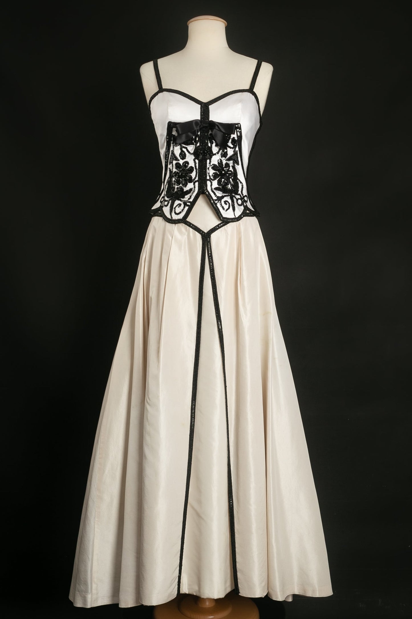Ensemble en taffetas Loris Azzaro