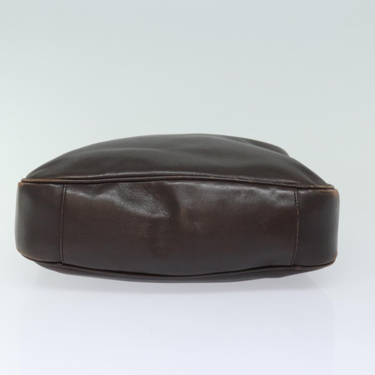GUCCI Bamboo Shoulder Bag Leather 2way Brown 001 1998 1638 78085