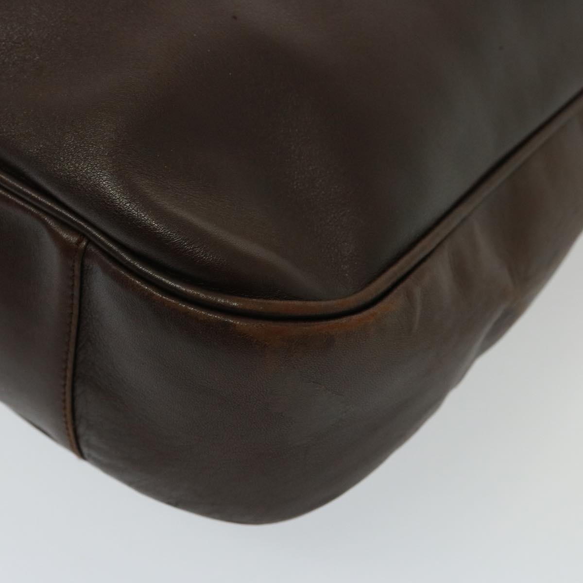 GUCCI Bamboo Shoulder Bag Leather 2way Brown 001 3754 1577 78088