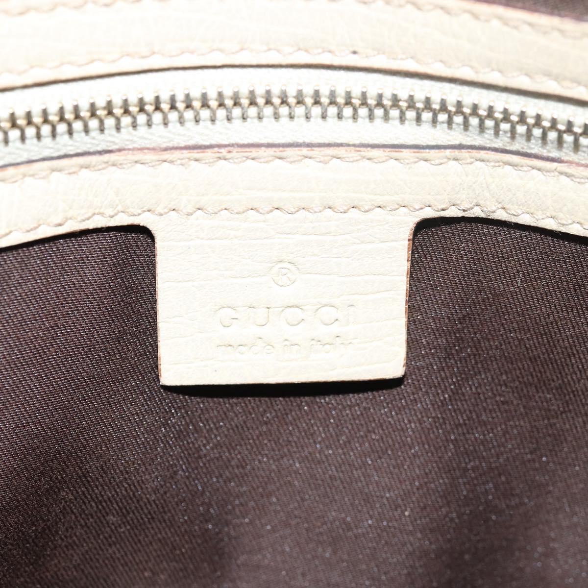 GUCCI GG Canvas Sherry Line Hand Bag Beige White 139261 78091