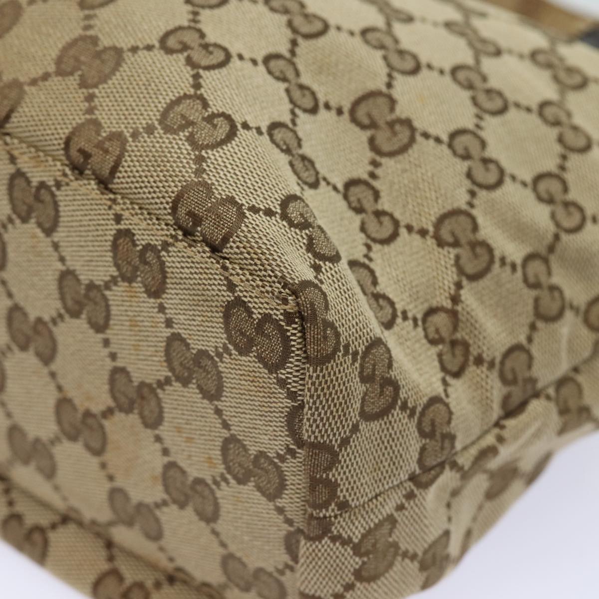 GUCCI GG Canvas Hand Bag Beige 002 1080 78093