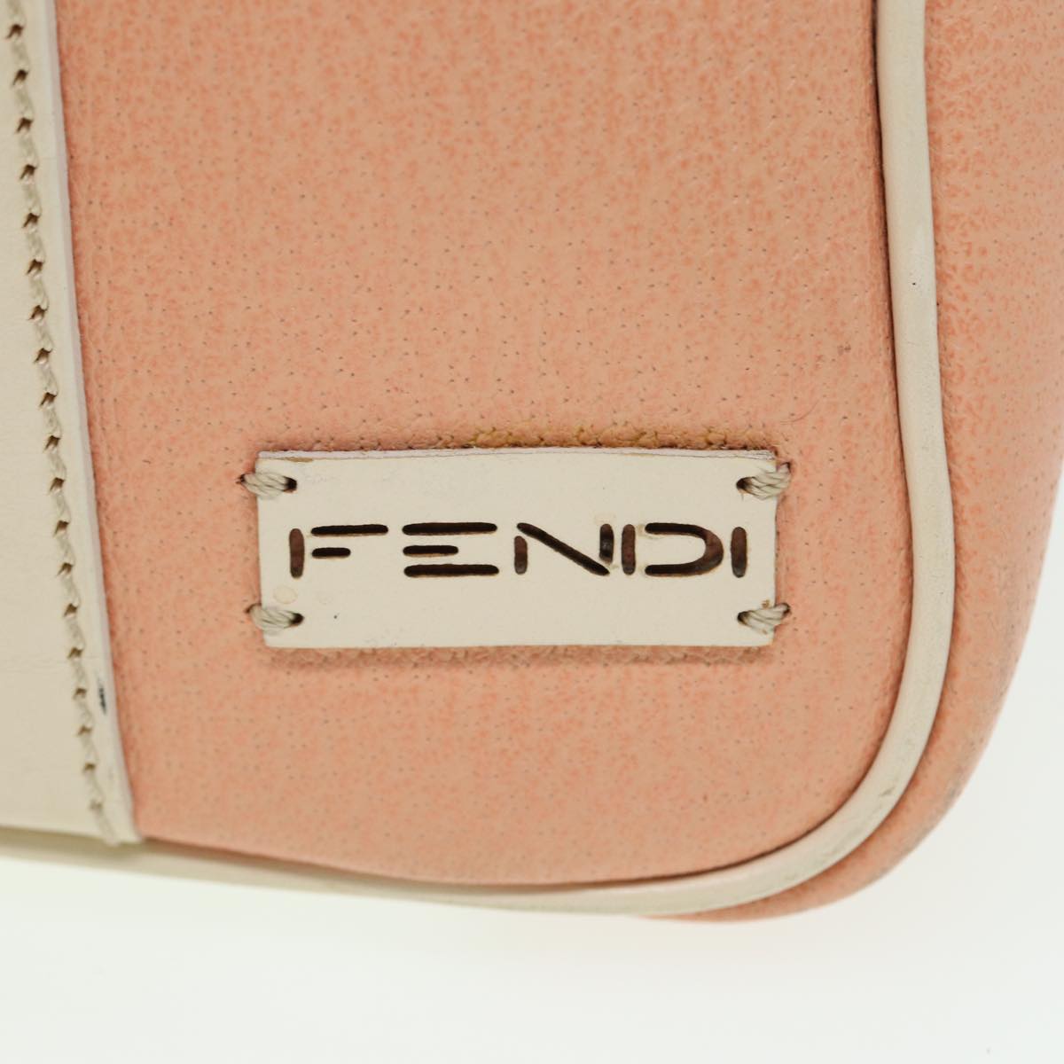 FENDI Hand Bag Leather Pink 78230