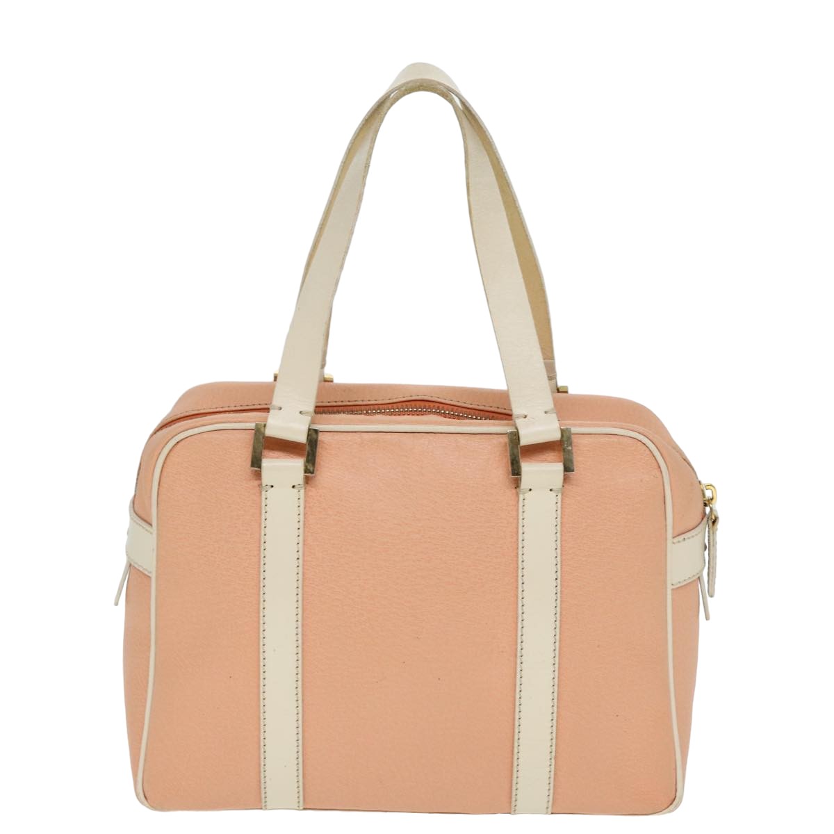 FENDI Hand Bag Leather Pink 78230