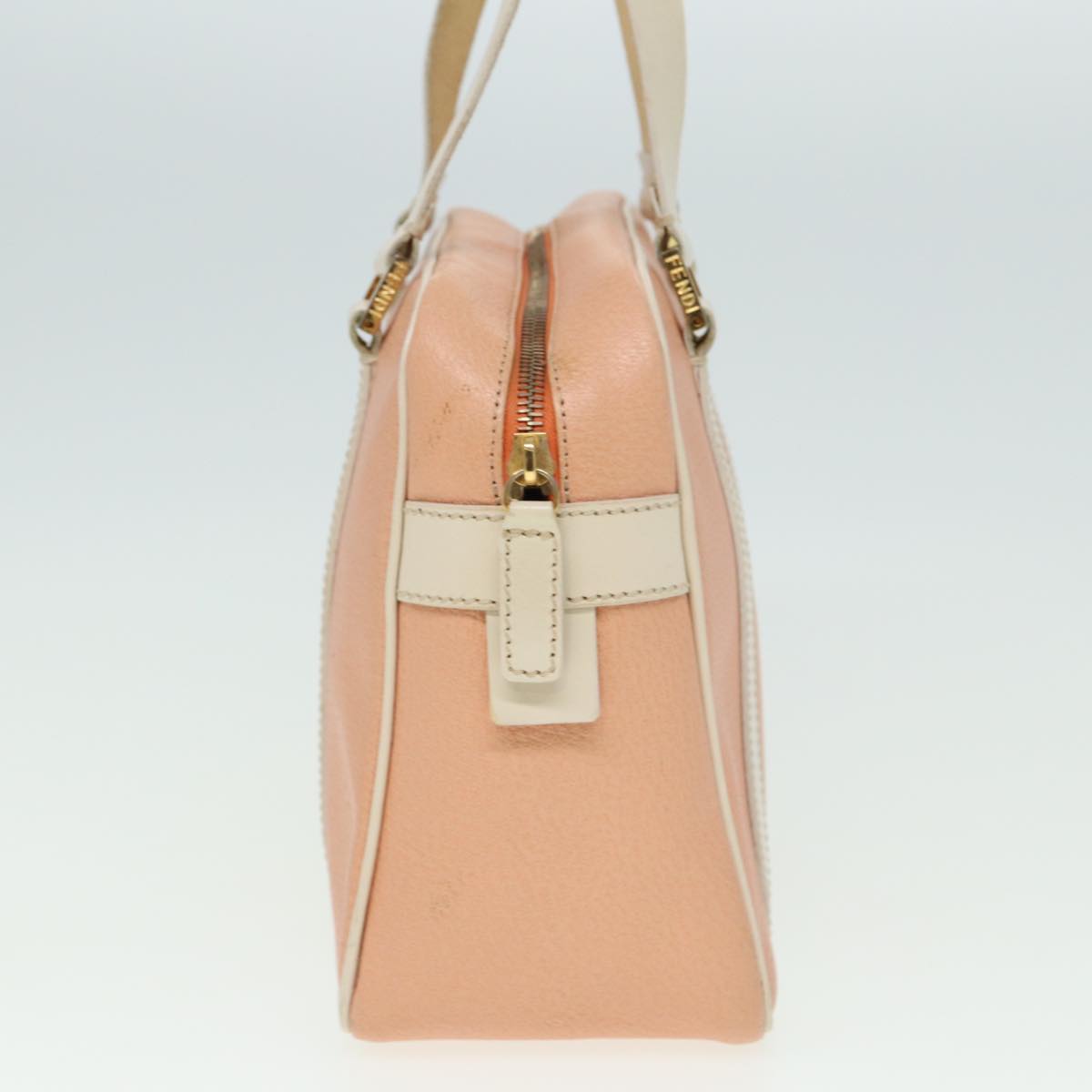 FENDI Hand Bag Leather Pink 78230