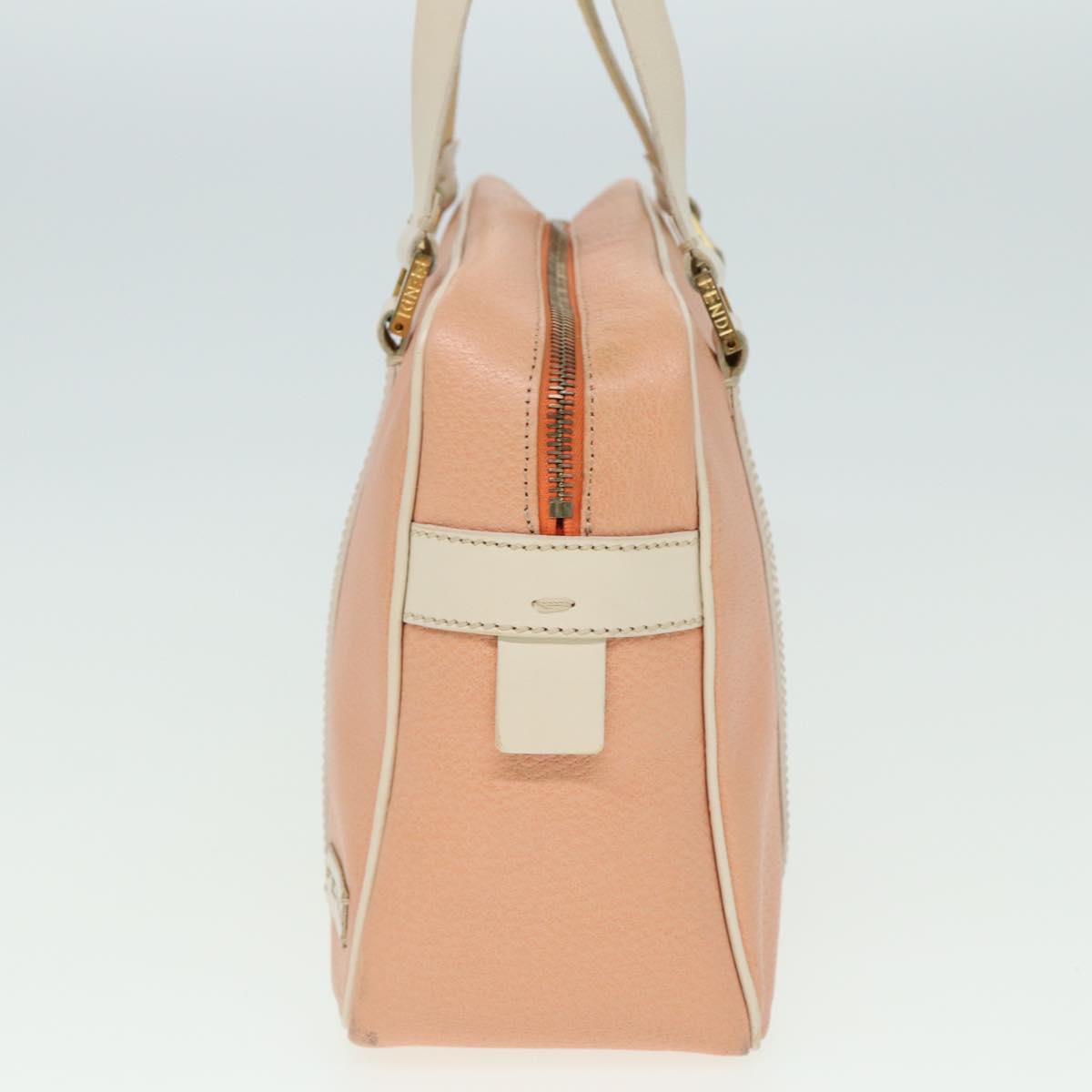 FENDI Hand Bag Leather Pink 78230