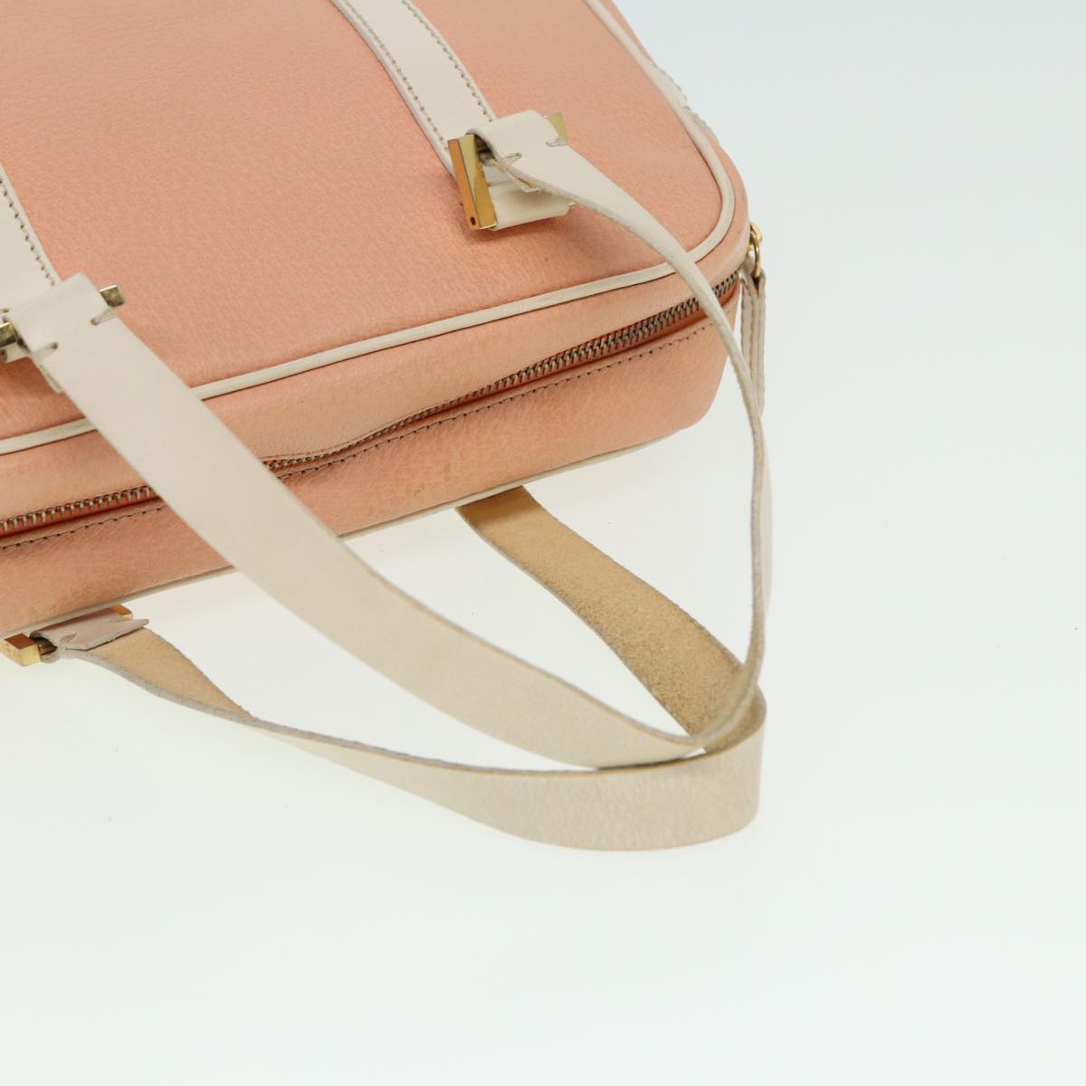FENDI Hand Bag Leather Pink 78230