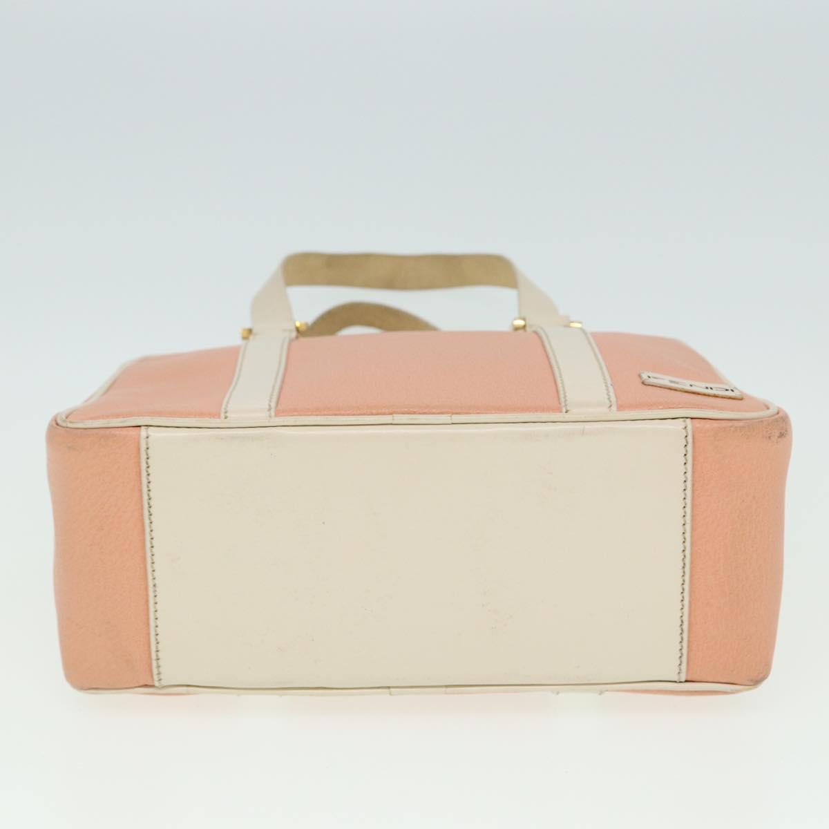 FENDI Hand Bag Leather Pink 78230