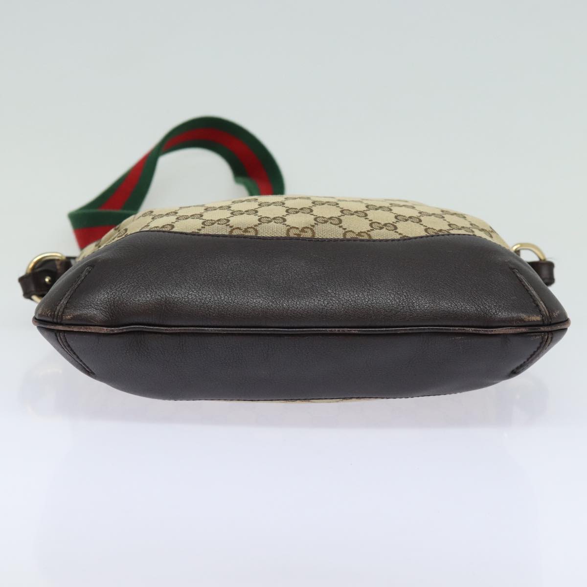 GUCCI GG Canvas Web Sherry Line Shoulder Bag Outlet 2way Beige 388927 78234