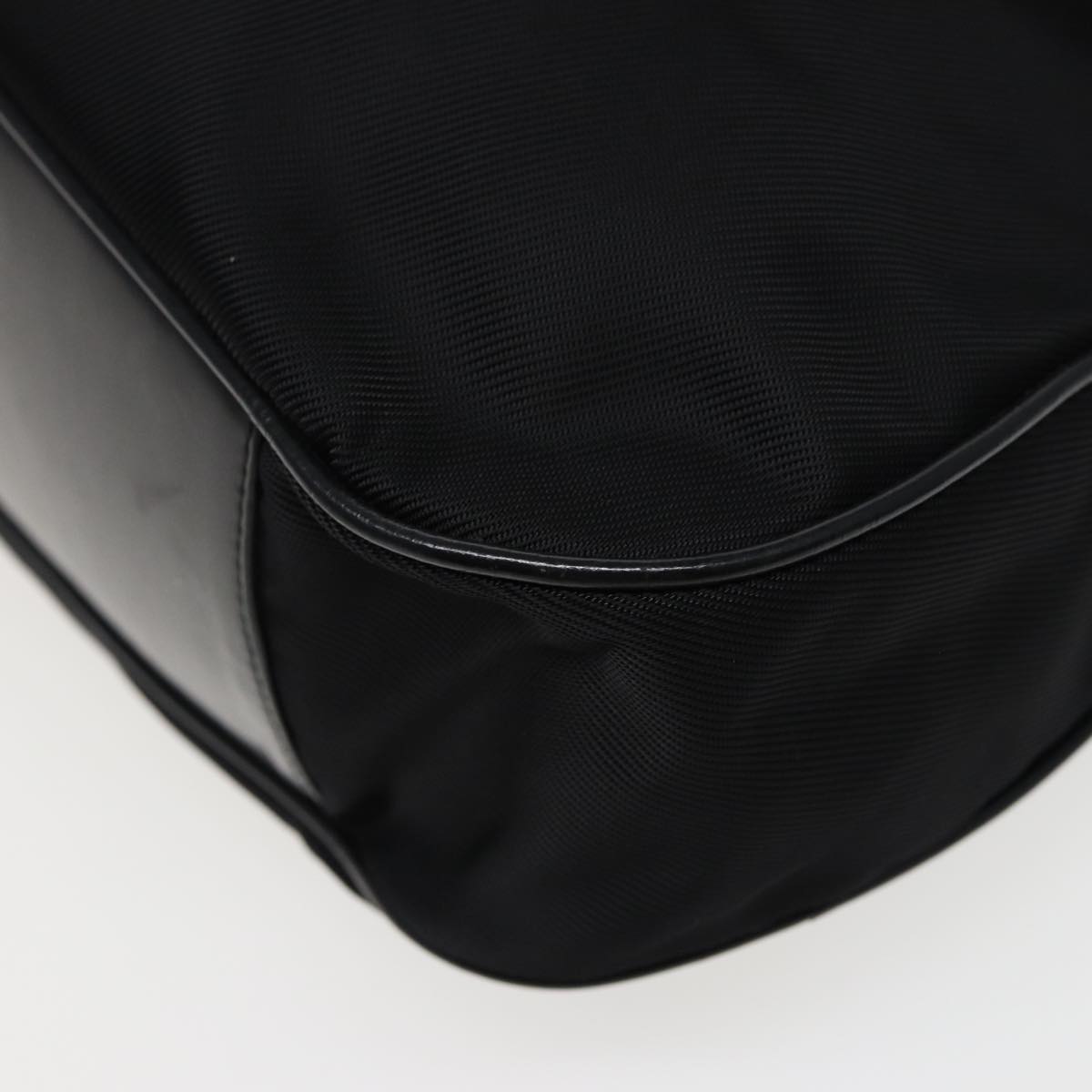 GUCCI Bamboo Shoulder Bag Nylon Black 001 2404 1577 78241