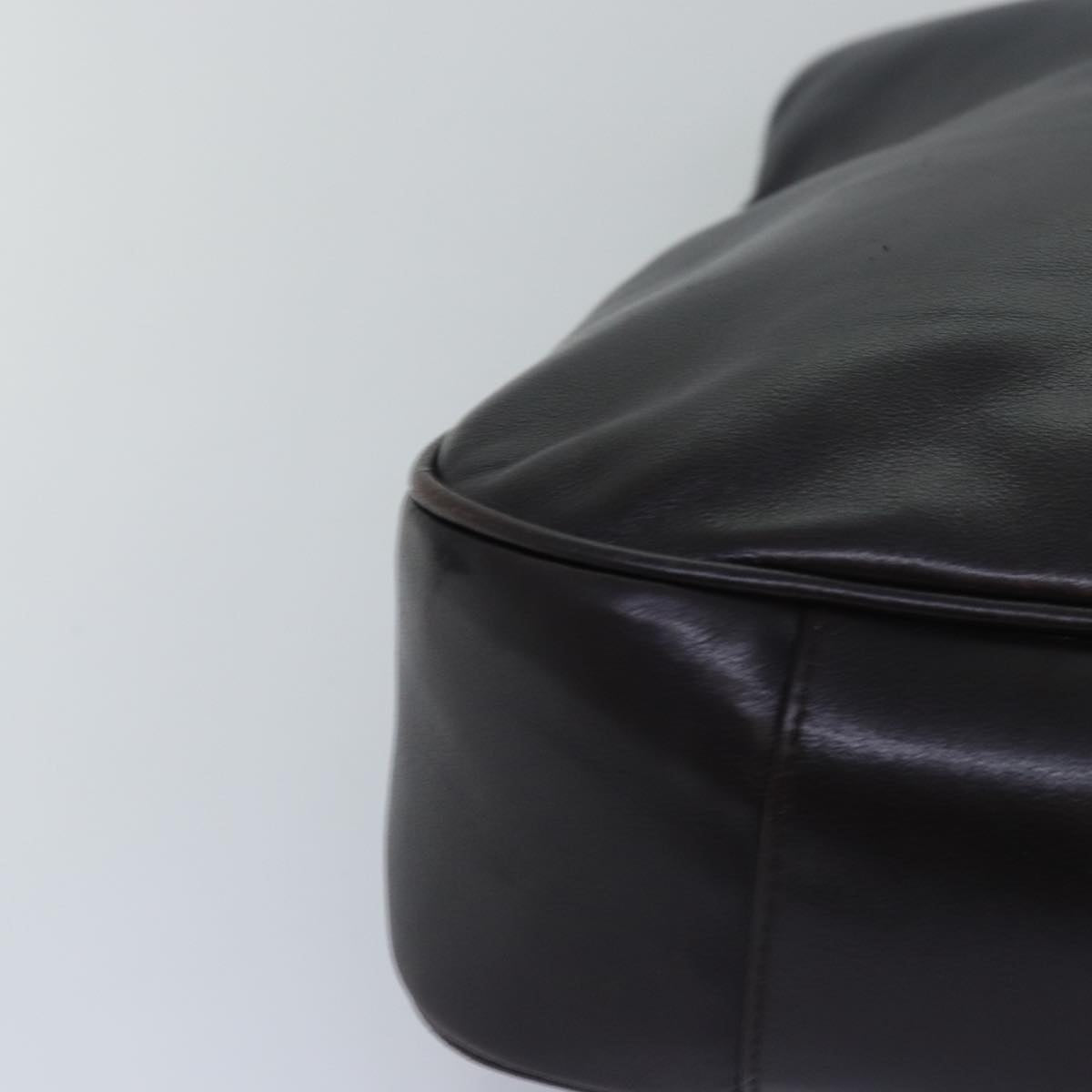 GUCCI Bamboo Shoulder Bag Leather Brown 001 1998 1577 78247