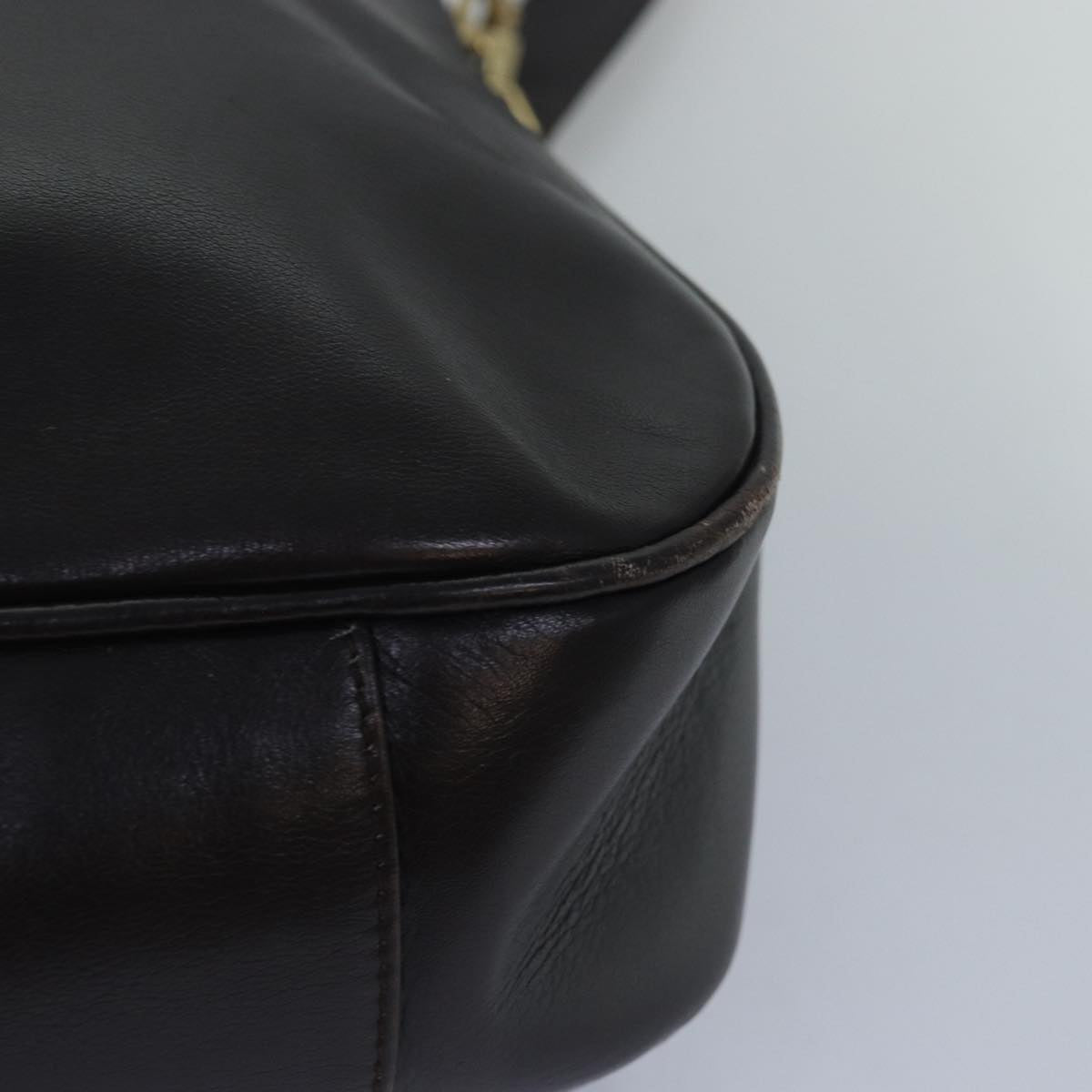 GUCCI Bamboo Shoulder Bag Leather Brown 001 1998 1577 78247