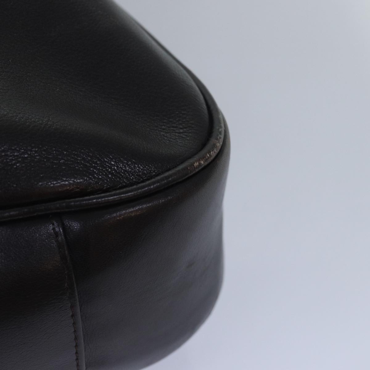GUCCI Bamboo Shoulder Bag Leather Brown 001 1998 1577 78247