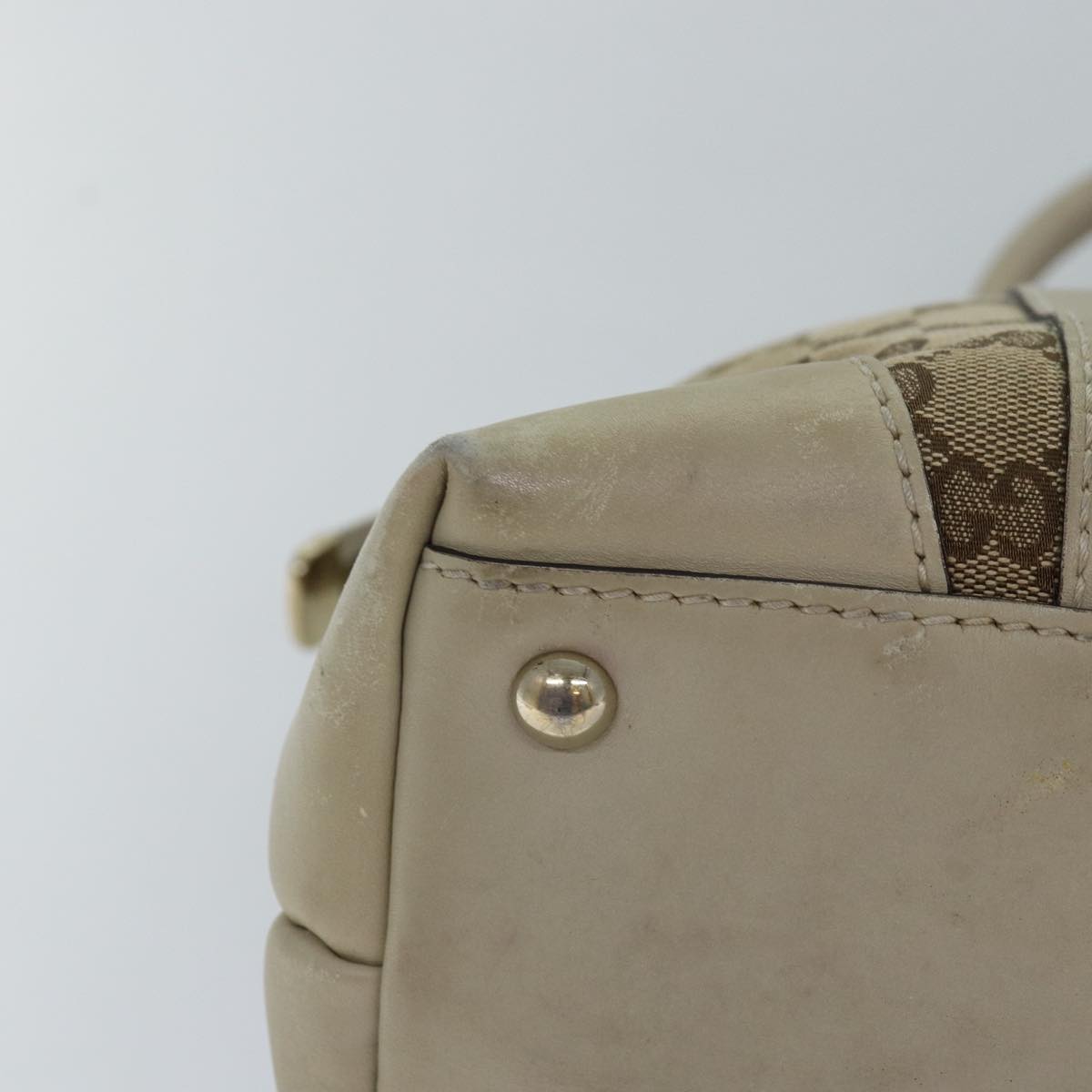 GUCCI GG Canvas Tote Bag Beige 257069 78293