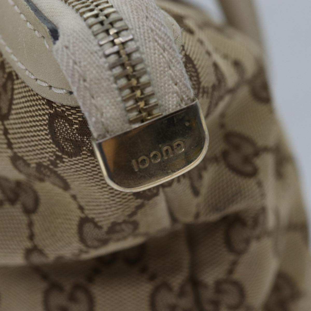 GUCCI GG Canvas Tote Bag Beige 257069 78293