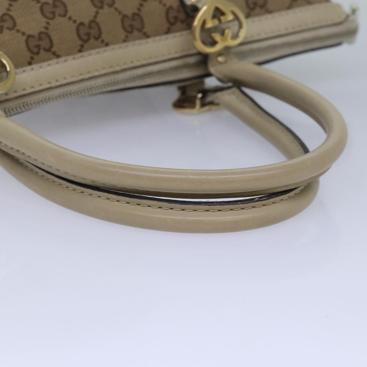 GUCCI GG Canvas Tote Bag Beige 257069 78293