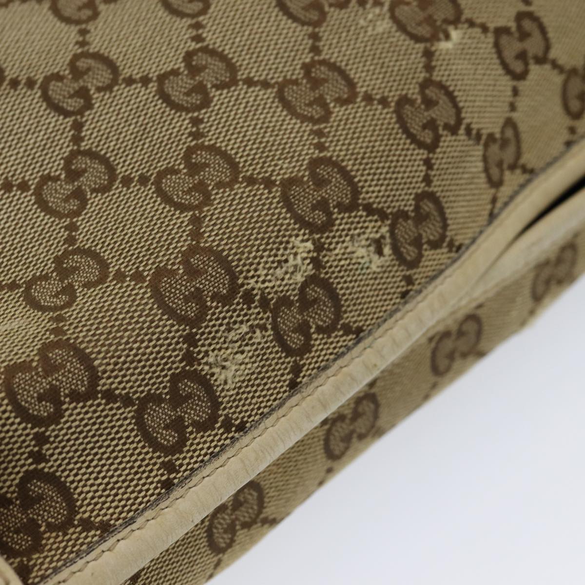GUCCI GG Canvas Tote Bag Beige 232956 78299